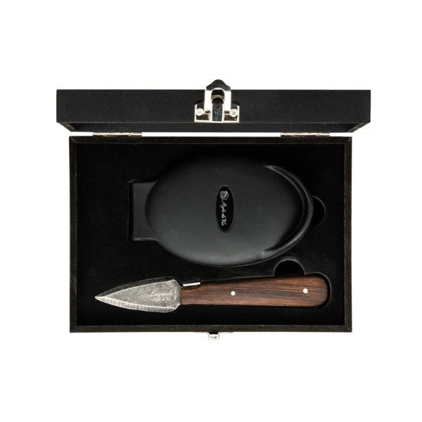 Østerskniv Laguiole Wenge Sort Stonewash SETT SdV 530503 by STYLE DE VIE color Svart