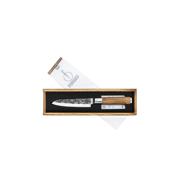 Santokukniv 14 Smidd Oliven SdV 14cm 531123 by STYLE DE VIE color Svart