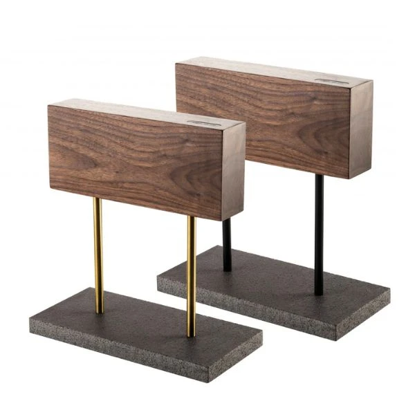 Magnetisk Knivblokk Valnøtt SdV 25x12x27,5cm 532101 by STYLE DE VIE color Svart