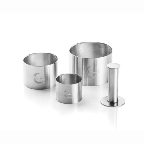 Utstikkerform Plate-it SETT 4 SdV 5x4/7x5/9x6cm 533101 by STYLE DE VIE color Svart