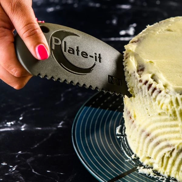 Skrapesett Plate-it 3 stk. SdV 12x8 cm 533104 by STYLE DE VIE color Svart