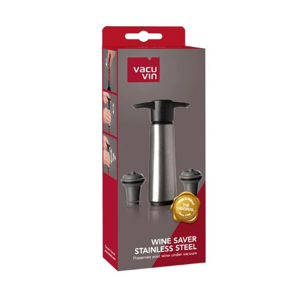Vin saver SS Vacuvin 3 pack V06492606 by VACUVIN color Svart