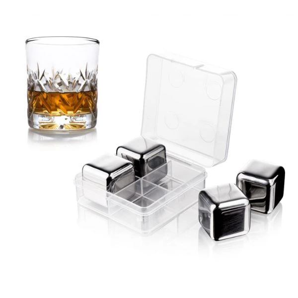 Whiskysteiner sett/4 Vacuvin® V18603606 by VACUVIN color Svart