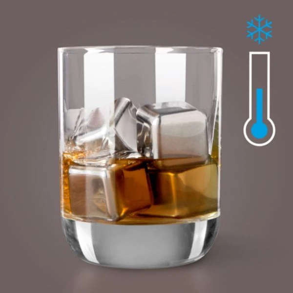 Whiskysteiner sett/4 Vacuvin® V18603606 by VACUVIN color Svart