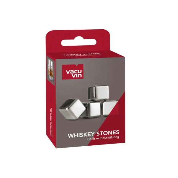 Whiskysteiner sett/4 Vacuvin® V18603606 by VACUVIN color Svart