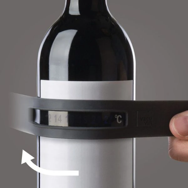 Snap Vin Termometer CEL Vacuvin® V3630360 by VACUVIN color Svart