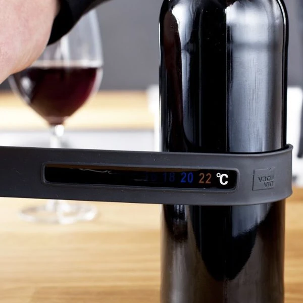 Snap Vin Termometer CEL Vacuvin® V3630360 by VACUVIN color Svart