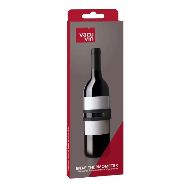 Snap Vin Termometer CEL Vacuvin® V3630360 by VACUVIN color Svart