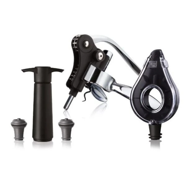 Vinsett/5 Air Deluxe Vacuvin® V3890760 by VACUVIN color Svart