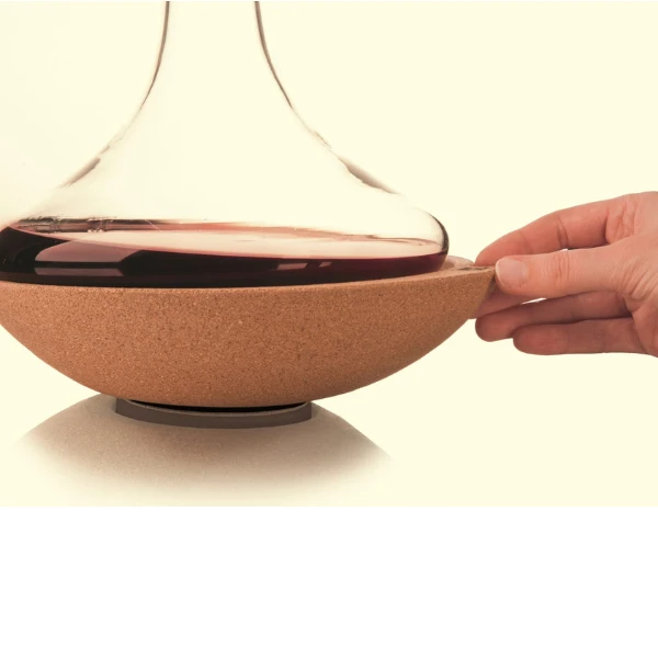 Karaffel med Swirling Vacuvin® V76010602 by VACUVIN color Svart