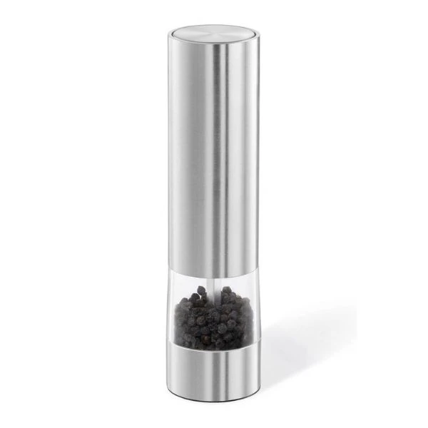 Pepperkvern elektrisk MONINO ZACK® h 16,9 cm Ø4,5 cm 820935 by ZACK color Matt Silver