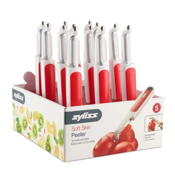 Skreller for myk frukt soft square CDU ZYLISS® 18x2,5x3cm E950028 by ZYLISS color Svart