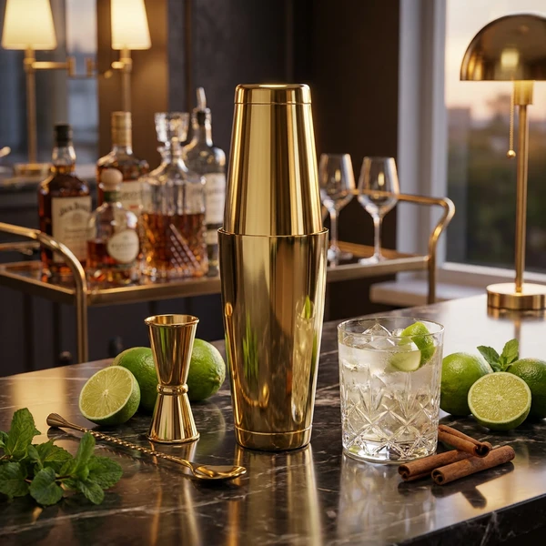 Gull Boston Shaker 80cl - Mezclar 3880 by Beaumont color Goud