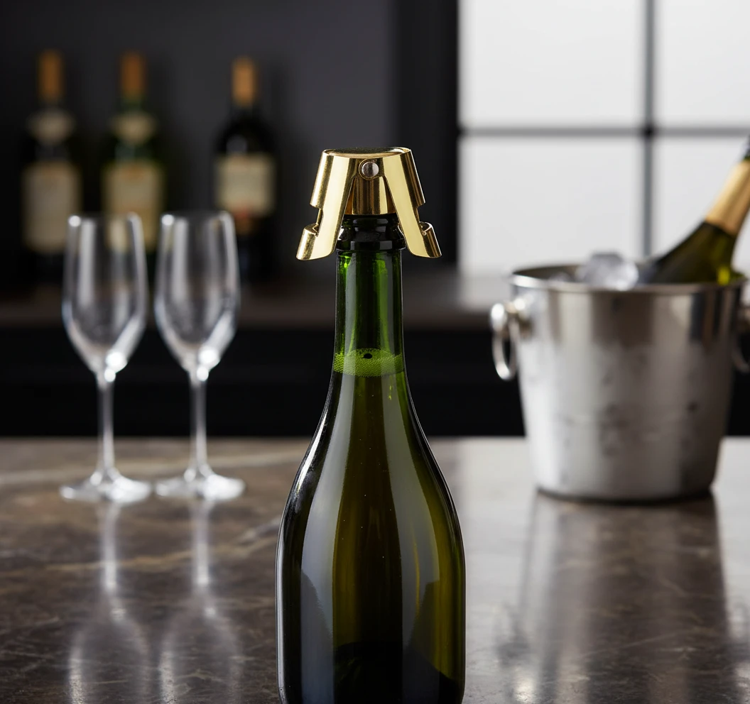 Champagnestopper Gull 3886 by Beaumont color Goud