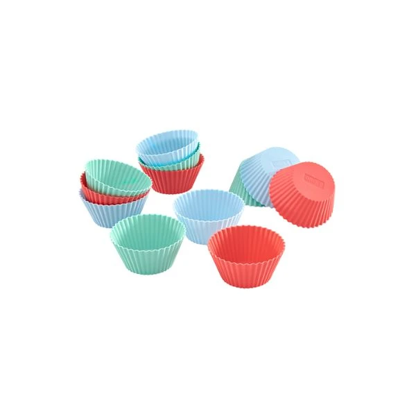 Lurch Silikon Mini Muffinsformer 12 stk. LU83013 by LURch color Svart
