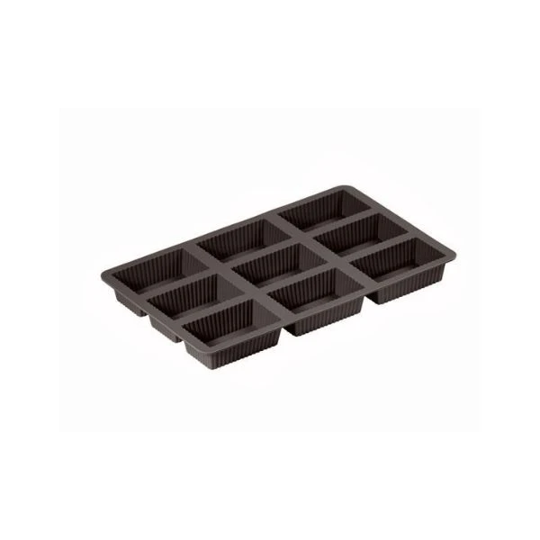 Lurch Silikon Bakeplate Brownie, 9 stk LU85021 by LURch color Svart