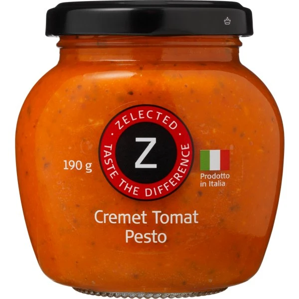 Zelected Kremet Tomat Pesto 190g 10615 by Zelected color Svart