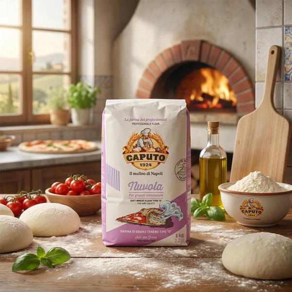 Caputo Nuvola pizzamel 1 kg 11384 by Caputo color Svart
