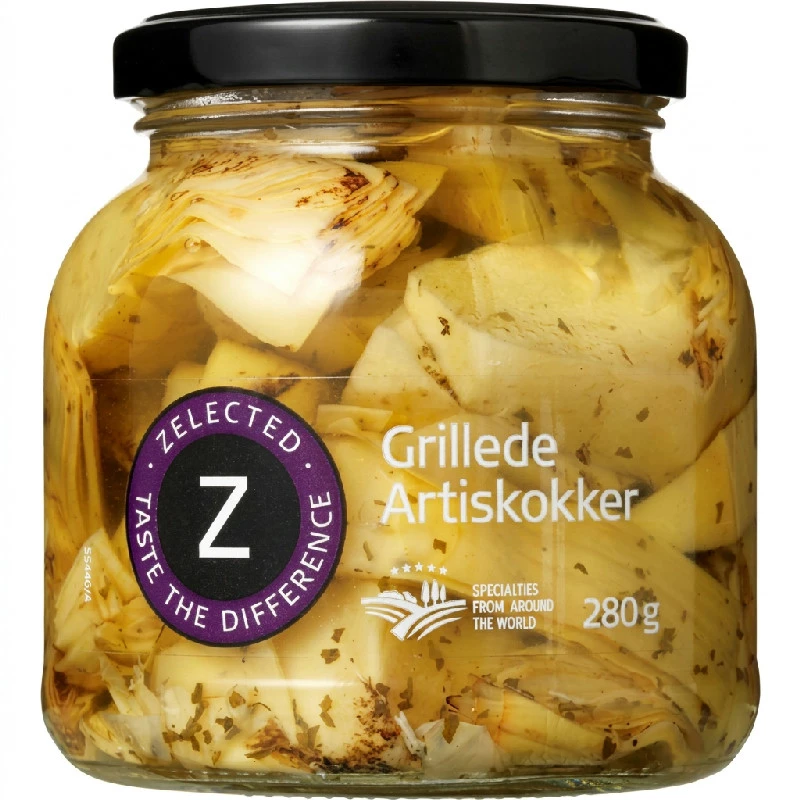Zelected Grillede Artisjokker 314g 10253Z by Zelected color Svart