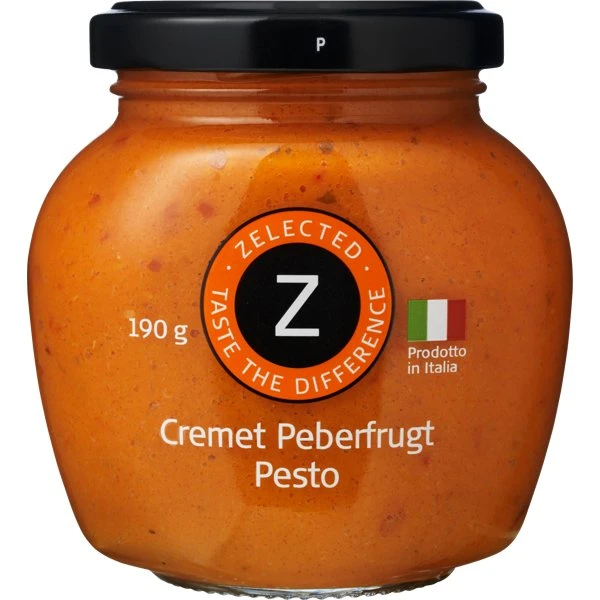 Kremet Paprikapesto 190g Zelected 10612 by Zelected color Svart