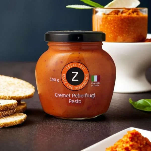 Kremet Paprikapesto 190g Zelected 10612 by Zelected color Svart