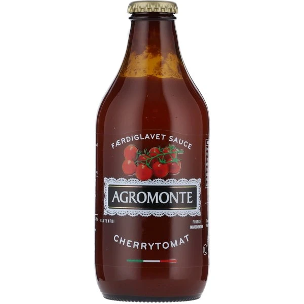 Agromonte Cherry Tomatsaus 330g 12716 by Zelected color Svart