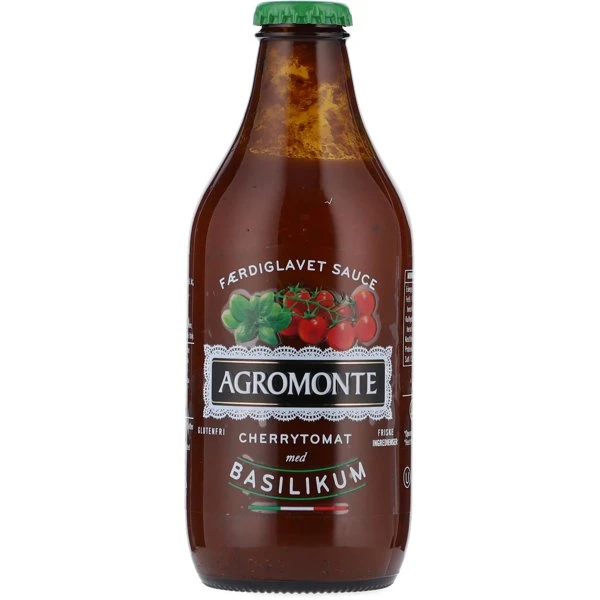 Agromonte Cherry Tomato Basil Pasta Sauce 330g bedst før 13/09/2026 12718 by Zelected color Svart