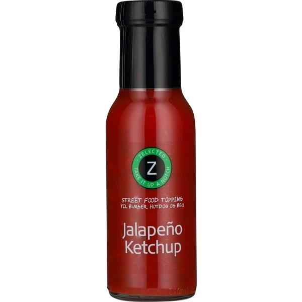 Jalapeño Ketchup 260g Zelected 15002 by Zelected color Svart