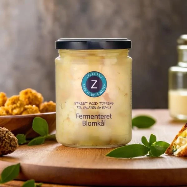 Fermentert Blomkål 480g Zelected 15112 by Zelected color Svart