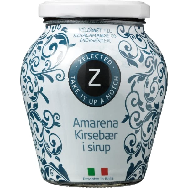 Amarena kirsebær 460g Zelected 15817 by Zelected color Svart