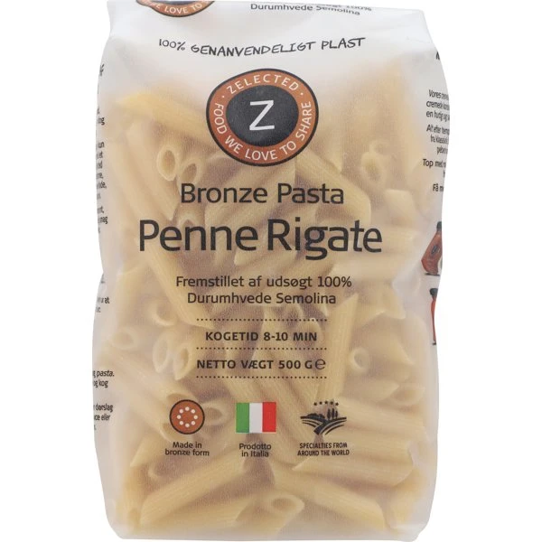 Pasta Penne Rigate 500g Zelected 17646 by Zelected color Svart