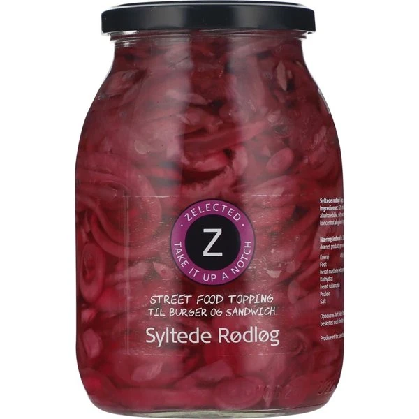 Syltede Rødløk 980g Zelected 30198Z by Zelected color Svart