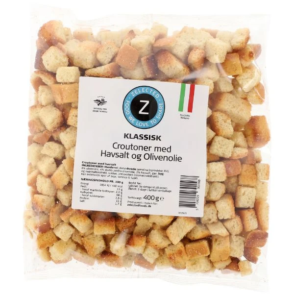 Krutonger med Havsalt 400g Zelected 30156 by Zelected color Svart