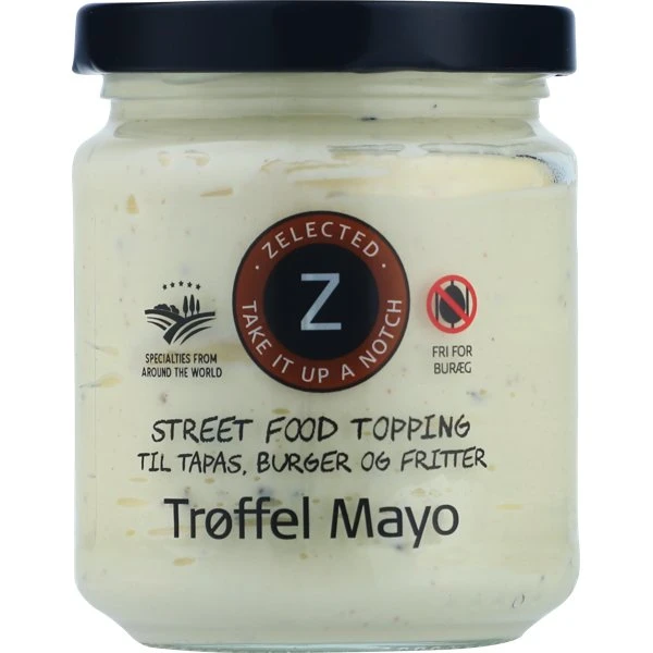 Trøffelmayo "Street Food" 180g Zelected 70038 by Zelected color Svart