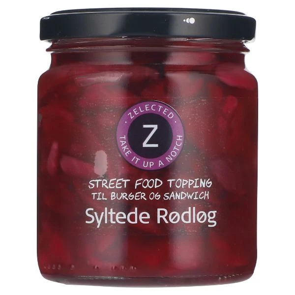 Syltede Rødløk 240g Zelected 70039 by Zelected color Svart