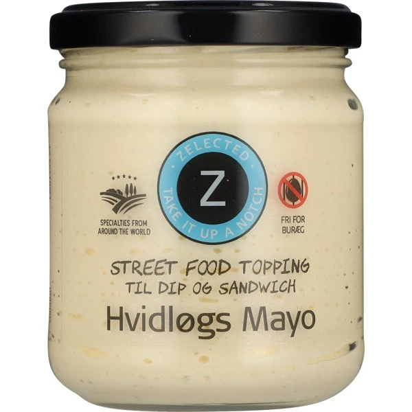 Hvitløksmayo 180g Zelected 70048 by Zelected color Svart