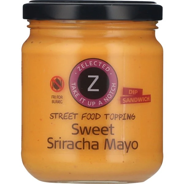 Sweet Sriracha Mayo 180g Zelected 70049 by Zelected color Svart