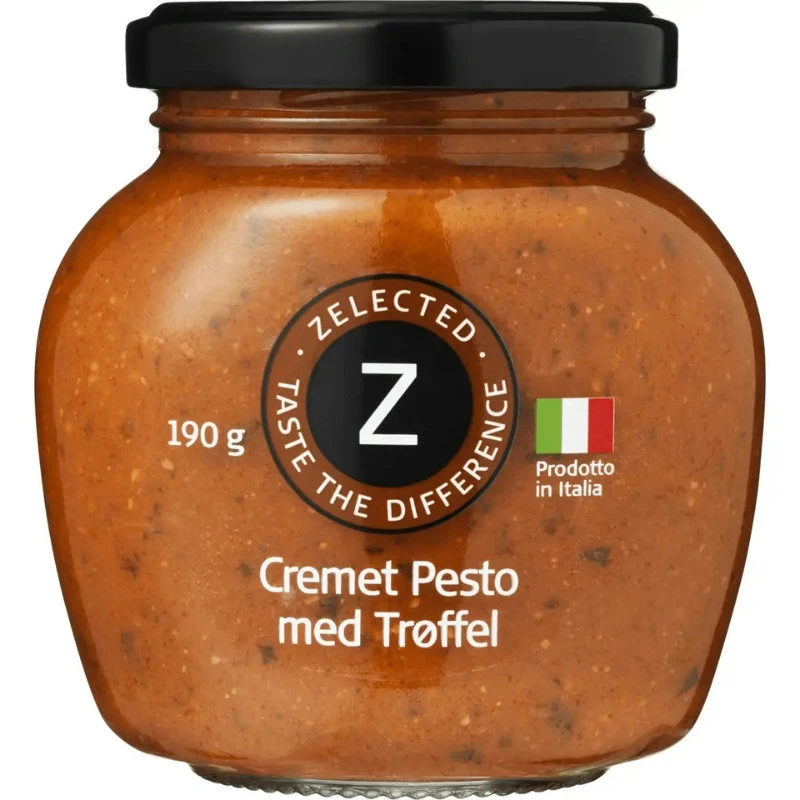 Zelected Kremet Pesto med Trøffel 190g 11229 by Zelected color Svart