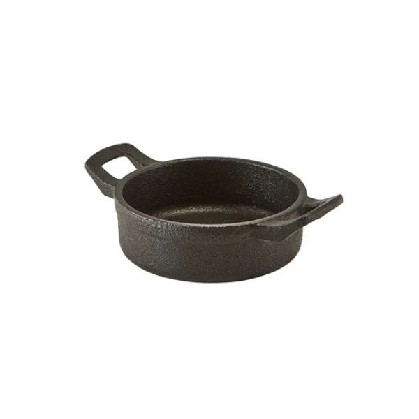 Mini Støpejernsfat 11 x 3,5 cm C113 by Genware color Svart