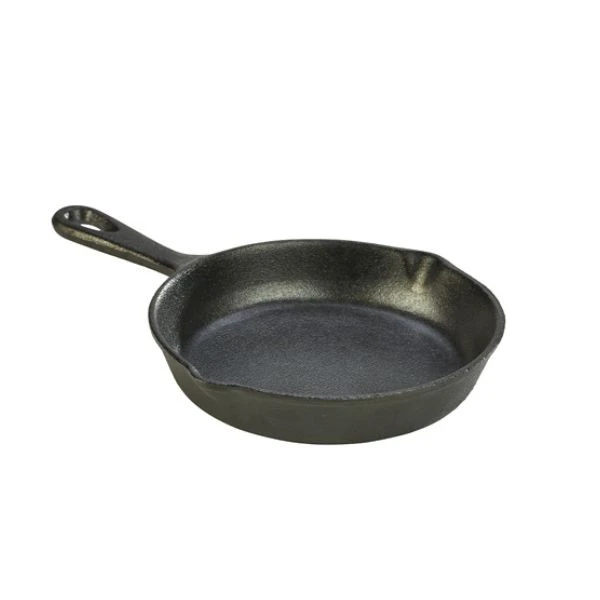 Mini Støpejernspanne 15 x 3 cm - 44 cl C153 by Genware color Svart