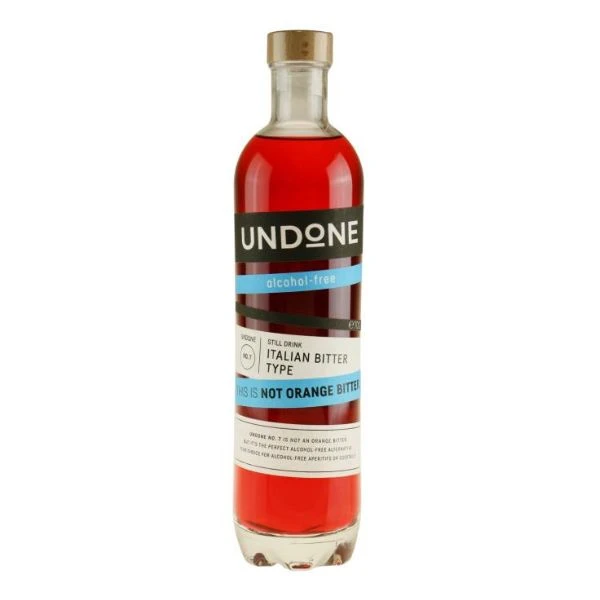Ugjort Nr. 7 Ikke Appelsin Bitter (Alkoholfri) FL 70 55950020 by Undone color Svart