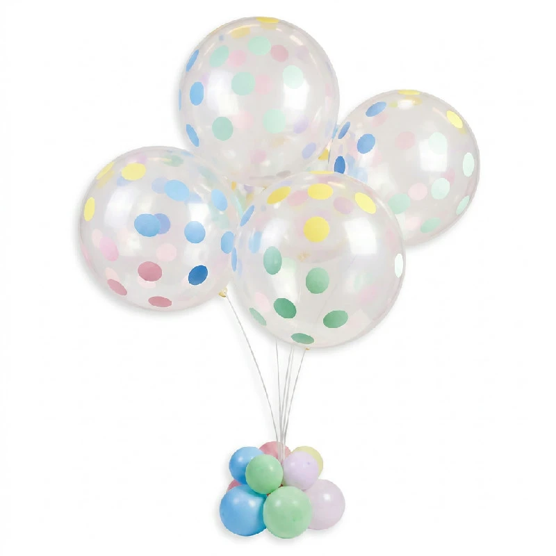 Ballongbukettramme til 6 ballonger 75 cm 31461 by Godan color Svart