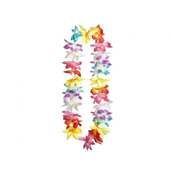 Hawaiikrans Sommerblink (med LED-lys) 52235 by Godan color Svart