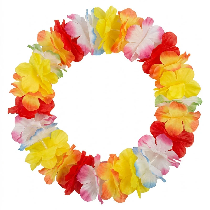 Hawaiikjede med store blomster 1 stk. 52410 by Godan color Svart