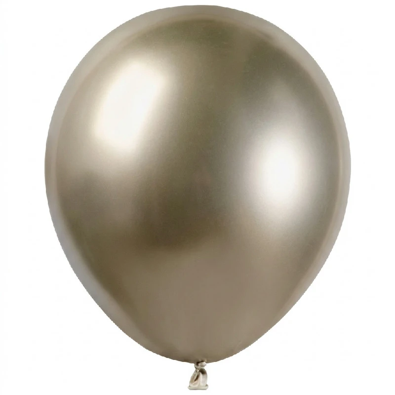 Glinsende ballonger - Champagne - 100 stk. AB50/85 by Godan color Svart