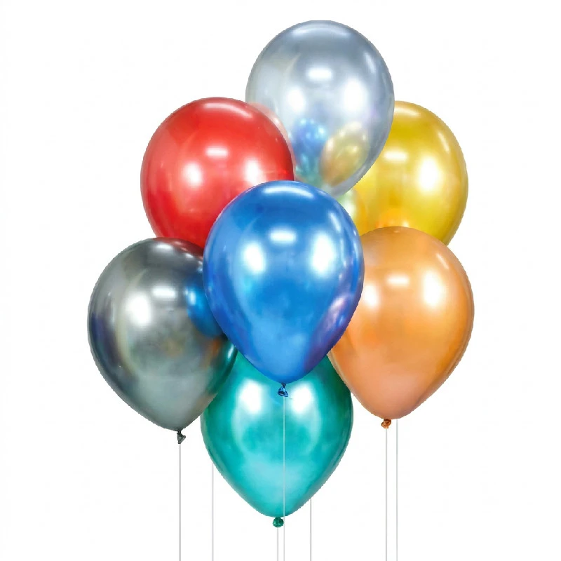 Ballongbukett B&C assorterte farger 7 stk. BB-MIX7 by Godan color Svart