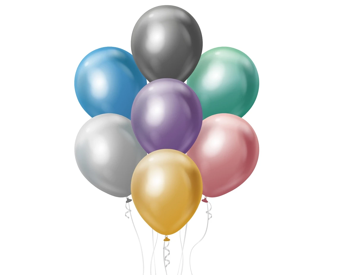 Ballonger Beauty&Charm platin mix 5" / 20 stk CB-5LMX by Godan color Svart