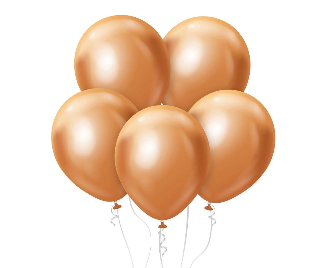 Ballonger Beauty&Charm kobber platin 45 cm / 5 stk. CB-8MIE by Godan color Svart