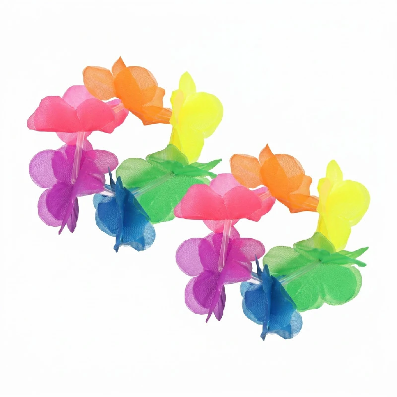 Hawaiiarmbånd fargerike 2 stk. DJ-BHKO by Godan color Svart