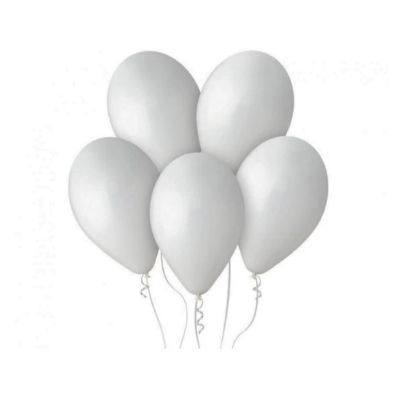 Ballong G110 pastell 12 hvit 100 stk. G110/01 by Godan color Svart